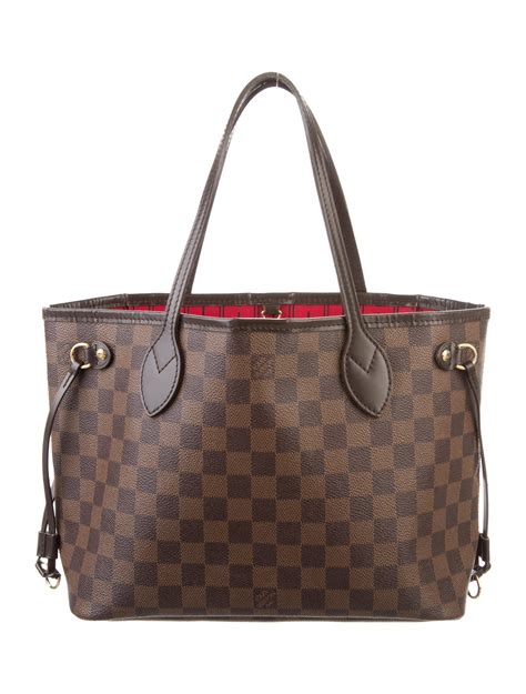 lv damier ebene canvas neverfull pm n41359